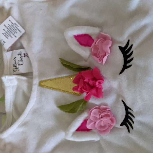 🌈5T, Gillian's Closet, unicorn 🦄 pink tulle top - Picture 3 of 6